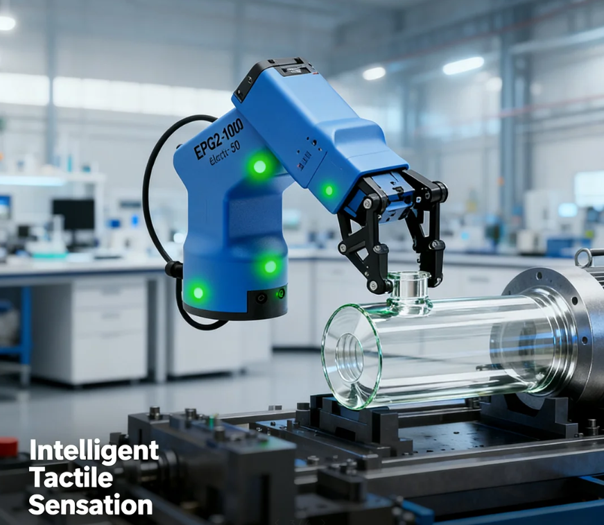 威洛博EPGC-50-150电动夹爪协作机器人抓取时