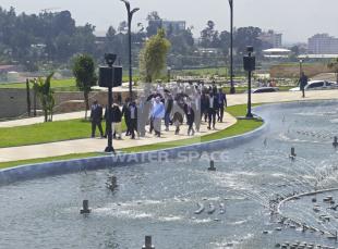 跨境安装的水舞奇迹：埃塞俄比亚音乐喷泉的诞生之路