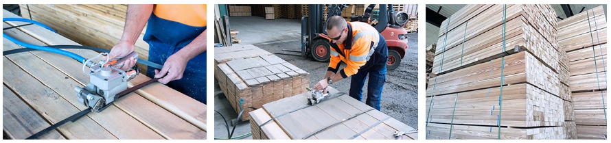 PET打包带在木材行业中的应用